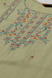Olive Green LIVA Straight Kurta image number 1